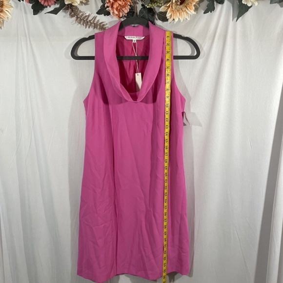 NWT $248 Trina Turk [ 4 ] Sleeveless Naples‎ Cowl-Neck Dress in Pink - Picture 10 of 12